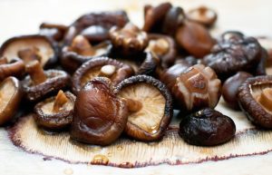 pizza funghi shiitake